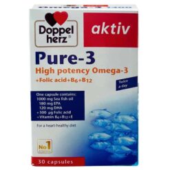 Pure-3 Omega 3 Alta Potencia Doppelherz® 60 Cápsulas