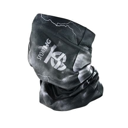 Bandana Deportiva SportHG Unisex Negro Blanco I Am The Storm Climatherm