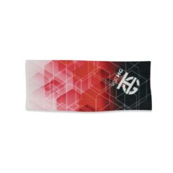 Cintillo Running SportHG Unisex Rojo Geométrico GROOVE Climatherm UPF 40