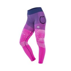 Calza Compresión Running SportHG Mujer Negro Kinsky Fibra Carbono