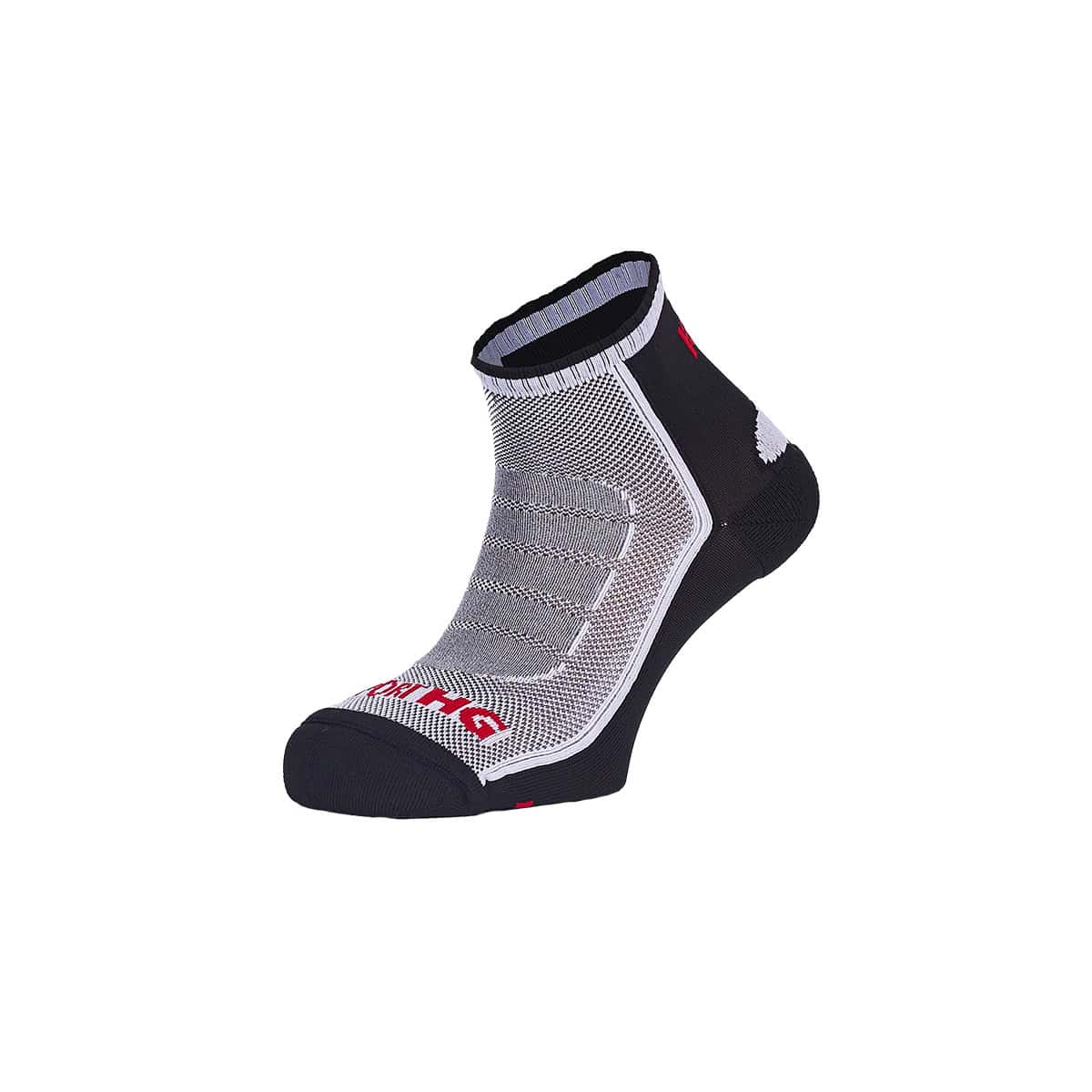 Calcetines Running SportHG Unisex Negro Altai Fibra Carbono Corte Bajo