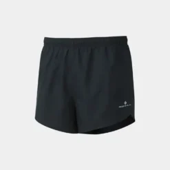 Short Competencia Running Ronhill Hombre Negro Core Split