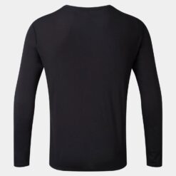 Polera Manga Larga Running Ronhill Hombre Negra Blanco Core Transpirable - Imagen 2