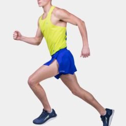 Short Running Ronhill Hombre Azurite Citrus Tech Race 5 Aeroweave - Imagen 4