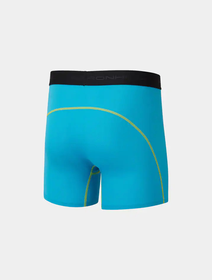 Bóxer Running Ronhill Hombre Cyan Lima 4.5 Costuras Planas - Imagen 2