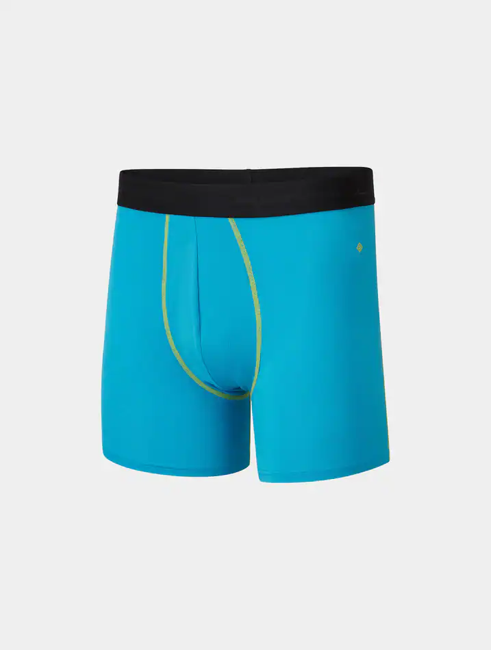 Bóxer Running Ronhill Hombre Cyan Lima 4.5 Costuras Planas