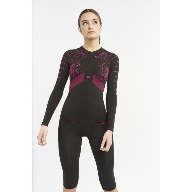Primera Capa Running SportHG Mujer Manga Larga Jet Fibra Carbono - Imagen 2