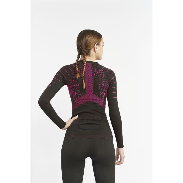 Primera Capa Running SportHG Mujer Manga Larga Jet Fibra Carbono - Imagen 3