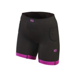 Short Compresión Trail Running SportHG Mujer Azul Kerry Fibra Carbono
