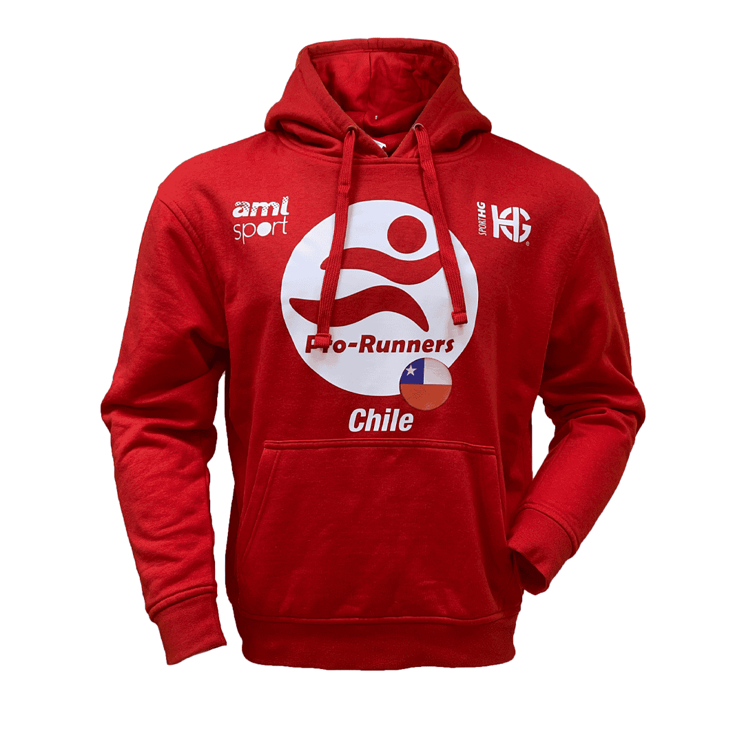 Polerón Running SportHG Unisex Capucha Class Pro-Runners Algodón
